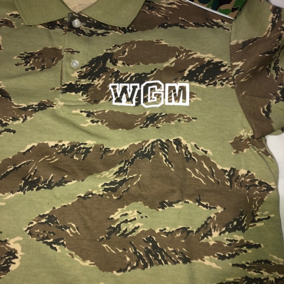 Brand New A Bathing Ape Glow in the Dark Polo - Picture 7 of 8